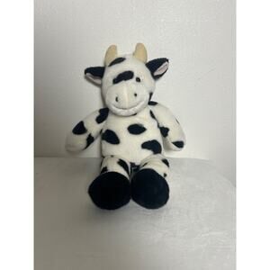 Build A Bear Holstein Cow Black White Retired Vintage 16” Plush Stuffed Animal